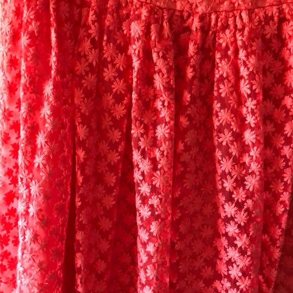 Anthropologie Pink Floral Lace Dress - Picture 2 of 5